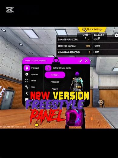 FREE FIRE NEW💣VERSION ⚙️Volpp SENSI🎯FREESTYLE PAINEL 👾⚙️ SETTING☠️NO RECOIL 👹SENSI | HOW TO USE PAID