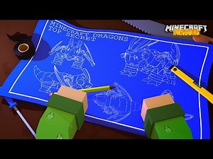THE PLANS to an EVIL ROBOT DRAGON!! - Minecraft Dragons