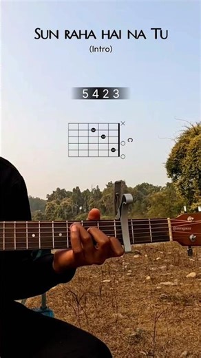 Sunn Raha Hai Na Tu Guitar Intro | Chords | Ankit Tiwari #aashiqui2 #tabs #shorts