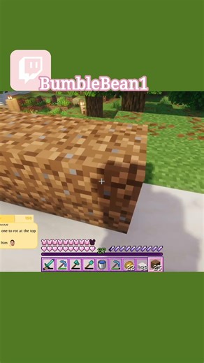 I have never seen dirt turn to grass so quickly #minecraft