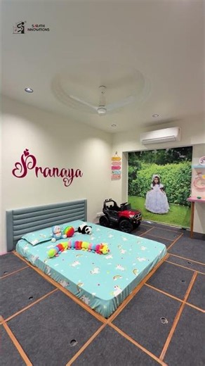 Modern Daughter Bedroom Design for 3BHK | Stylish & Functional Interior Tour.