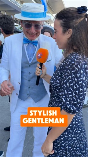 Raceday TV on Instagram: "What a dapper chat in Cape Town following the beautiful blue and white colour scheme 🇿🇦🧡 #RacedayTV"