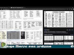 codigo morse en Arduino (sonido y simbolos)