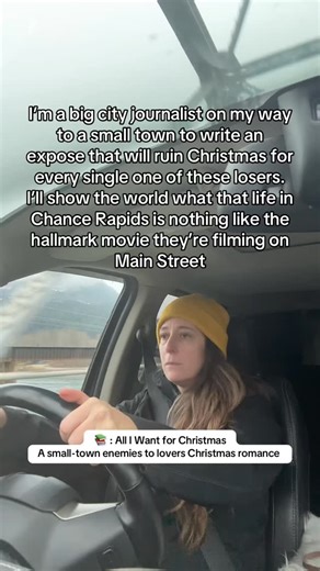 She hates Christmas and the mountain man hates journalists. Now, they’re stuck in a cabin with only 1 bed 🛌 A small town holiday romance book with Hallmark movie vibes (but 🔥 spicy) 📖 All I Want for Christmas is book one in the ‘A Chance Rapids Christmas’ series. (Note: to be safe my husband filmed this clip) #christmasromancebooks #enemiestoloverstrope #smalltownromancerecs | AJ Wynter