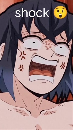 inosuke face reaction #anime #lordinosuke #demonslayer #subscribe