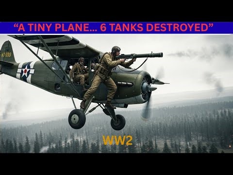 Germans Never Expected L-4 Grasshopper 'Bazooka Charlie' To Destroy 6 German Tanks
