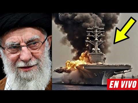 🚨 EN VIVO NOTICIAS: ATAQUE HIPERSÓNICO A PORTAAVIONES Y A ISRAEL! TRUMP PIDE RENDIRSE! IRÁN JAMENEÍ