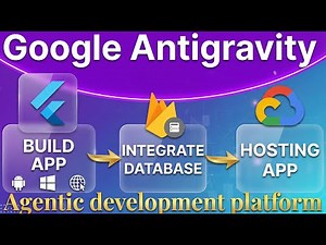 Flutter App + Database + Hosting | Google Antigravity | Android | Web | Windows | Firebase