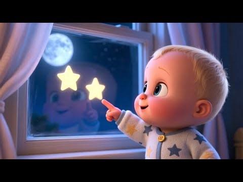 Baby Star Counting Night 🌟🌙 | Learn Numbers & Counting for Kids | Educational Video
