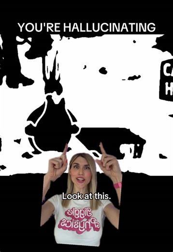 What did you see first? Can you still see the splotches? #mooneyimage #illusion #hallucination