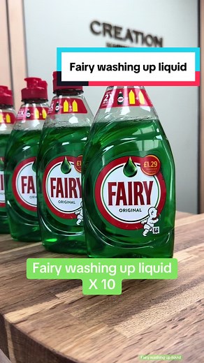 Washing up liquid Fairy washing up liquid / Fairy liquid 10 x bottles of fairy washing up liquid #washingupliquid #fairywashingupliquid #fairyliquid #summersale #tiktokmademebuyit