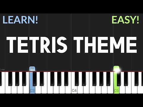 Tetris Theme | EASY Piano Tutorial