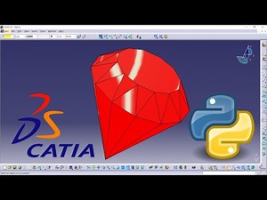 Automatic diamond generator in CATIA using Python scripts (PyCATIA)