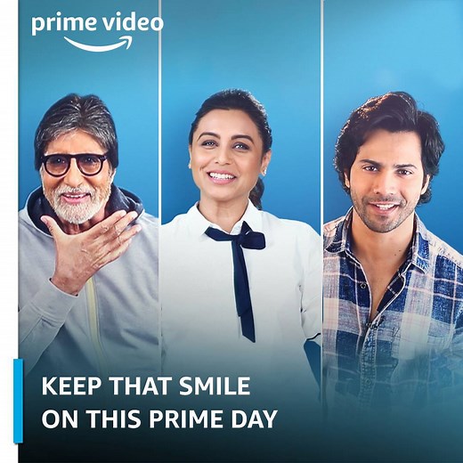 17M views · 310K reactions | This Prime Day, smile without a stop. Stream fresh new movies and more from 10th only on Amazon Prime Video India. #AmazonPrimeDay | Prime Video | Facebook