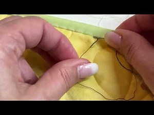 Two Minute Quilter: Guiding knots and burying threads