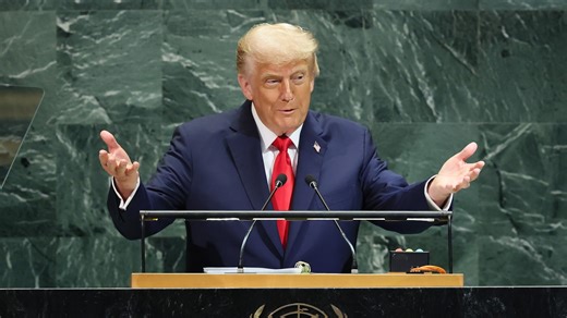 US President Donald Trump criticised the United Nations during his address to world leaders after getting stuck on a faulty escalator and experiencing a teleprompter malfunction while at the podium. | Sky News Australia