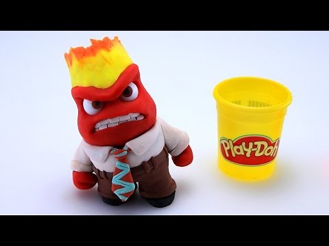 Play Doh Anger Stop Motion Inside Out! Disney Pixar Playdough Animación de Inside Out