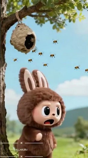 "Labubu’s Funny Day 🤣 | AI Animated Short | Try Not to Laugh!"