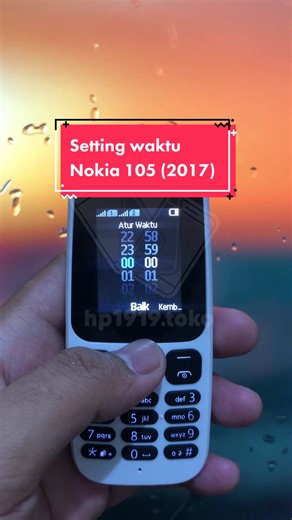 Cara setting jam di Nokia 105 (2017) ini!!!💸 #fyp #pengaturanjam #spesial #jakarta #barangviral #nokia105jadul #nokia105 #fiturhpjadul
