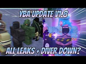 EVERYTHING COMING In The YBA v1.8 Update (CDR + Diver Down)