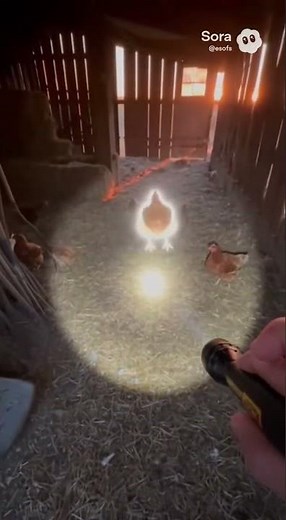 🐔 UFO Chicken Attacks Barn! Farmer Runs for His Life 😂