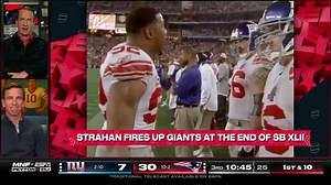 Eli recalls NFL Hall of Famer Michael Strahan's leadership in Super Bowl win | 'ManningCast'
