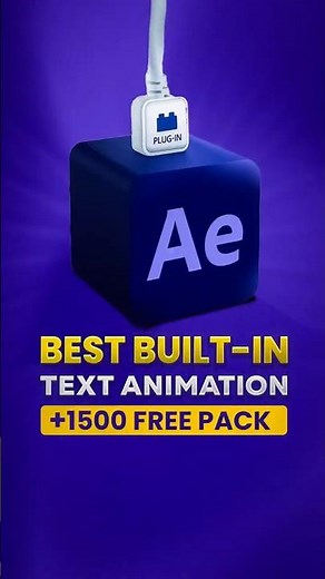 3 Hidden Built-In Text Animations in After Effects (No Plugins Needed!)