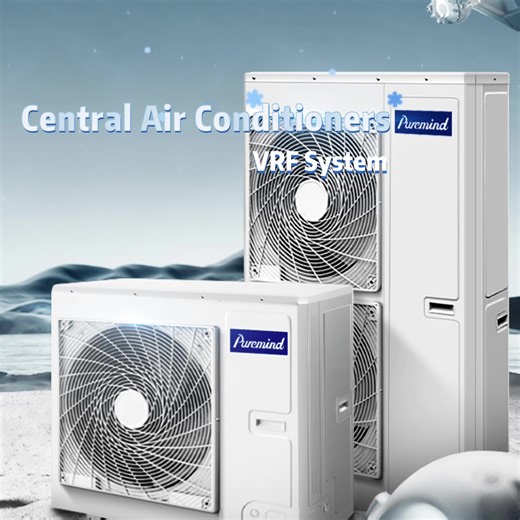 3-10HP 8-18kW Commercial Central Air Conditioner High Efficiency Energy Multi-Zone Mini VRF App-Controlled Electrical Hotel