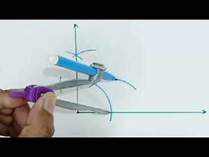 How to draw 150, 120, 30, 45, 90, 60 degree angles with compass & ruler || #geometry #maths