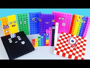 DIY Numberblocks 1 to 100 Custom Set | How to Build Numberblocks Toys Colorful & Learn To Count