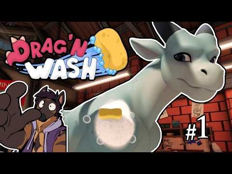 Oh, He's Big 💦 - Let's Play Drag'n Wash [Part 1]