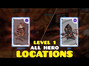 Big Helmet Heroes | Level 1 All Hero Locations Gameplay