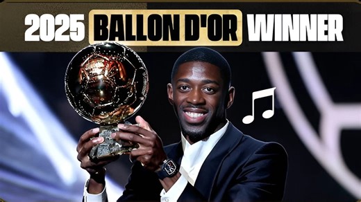 Ousmane Dembélé has achieved the ultimate honor — he's the Ballon d'Or winner, the most exceptional player of the year. This song commemorates his phenomenal season, where he dominated Europe, effortlessly dribbled past defenders, and conquered the football world. 🔥 From spectacular runs to unforgettable goals, Dembélé has etched his name in history. The Ballon d'Or shines bright, and the king of football stands tall. Sing it loud. Share it proud. This is the Dembélé Ballon d'Or Song. 🎉💫🔴⚽️ 