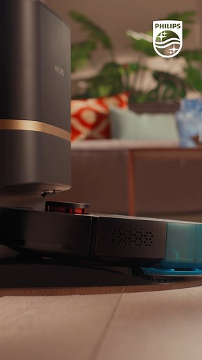Experience a new level of convenience with the Philips HomeRun Vacuum and Mop Robot 7000 Series Aqua. Effortless cleaning, anytime, anywhere. #HomeVacuum #Mop #HomeLiving #Home #Philips #Robot #PhilipsRobot | Philips Home Living