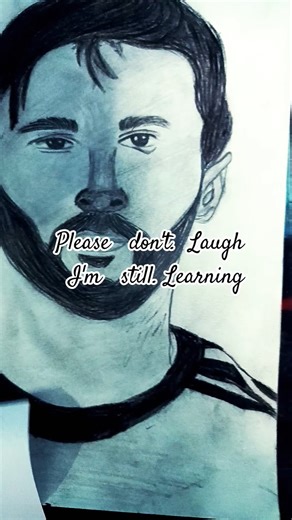 Lionel messi drawing easy with charcoal 👌 #rap #music