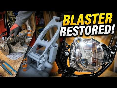 Restoring a Yamaha Blaster Frame for Custom Build