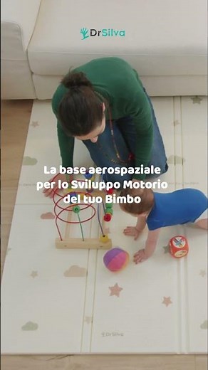COME AIUTARE IL BAMBINO A ROTOLARE SUL TAPPETO GIOCO - SVILUPPO MOTORIO 4/5 MESI - www.Dr-Silva.com