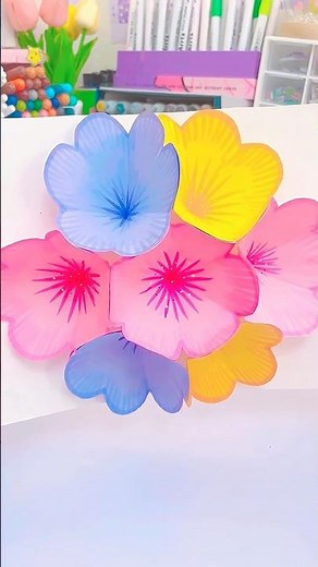 DIY pop-up flower card for Mother’s Day | gift for mom