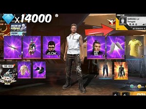 GEMANDO UMA CONTA NIVEL 1 NO FREE FIRE GASTEI 14.000 DIAMANTES