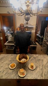 Everyone meet Jordan! Our new dessert pastry chef 🥳👨🏼‍🍳 Stop in all weekend to try some unbelievably fresh dishes made by yours truly!! 🍰 #hendersoncastle #michiganhistory #food #eventspace #hiddengem #kalamazoomichigan | The Henderson Castle