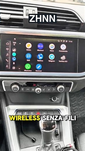 ZHNN Android Auto & CarPlay Wireless 🔥 Addio Cavi in Auto! #shorts