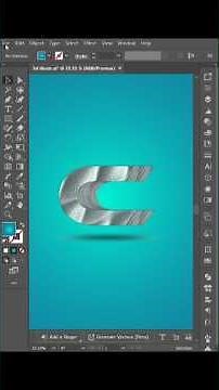 🚀 Adobe Illustrator 3D Text Tutorial | Modern Design for Beginners #shorts
