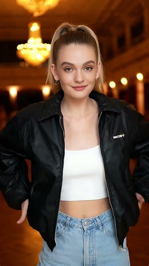 Transform your autumn look with this retro leather jacket! #LeatherJacket #FallFashion