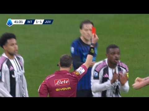 Pierre Kalulu Red Card 🟥 | Inter Milan vs Juventus 3-2 | Gli Highlights | Serie A 2026