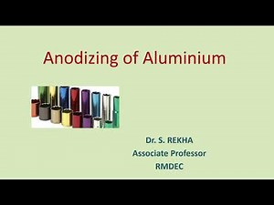 Anodizing of Aluminium