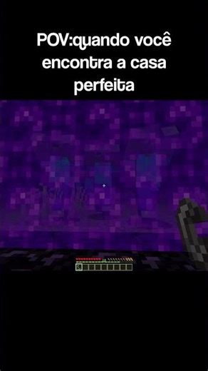 POV:quando você encontra a casa perfeita #minecraft #minecraftrealistic #memes