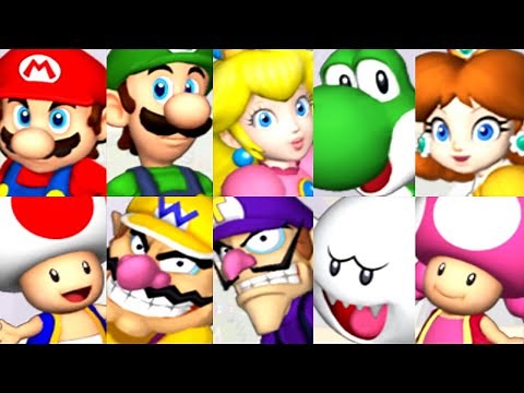 Mario Party 8 - All Characters