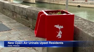 Eco-friendly open-air urinals cause uproar in Paris