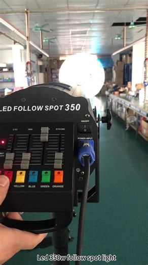 350W RGBW DMX Follow Spot Light for Stage Events