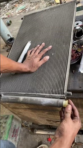 How to replace ac condenser filter ?